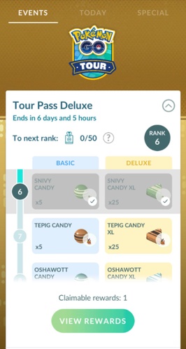 Tour Pass Deluxe Event Reward Upgrade
