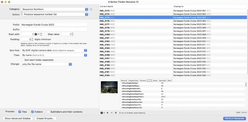 A Better Finder Rename