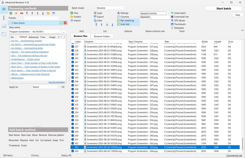 Advanced Renamer