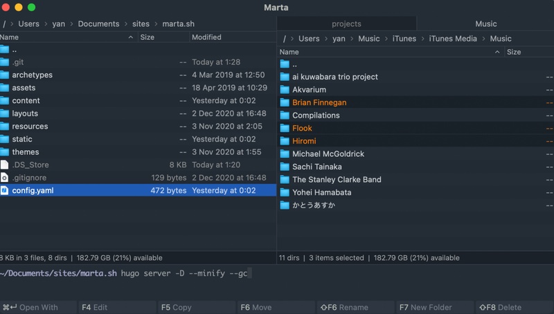 Marta File Manager