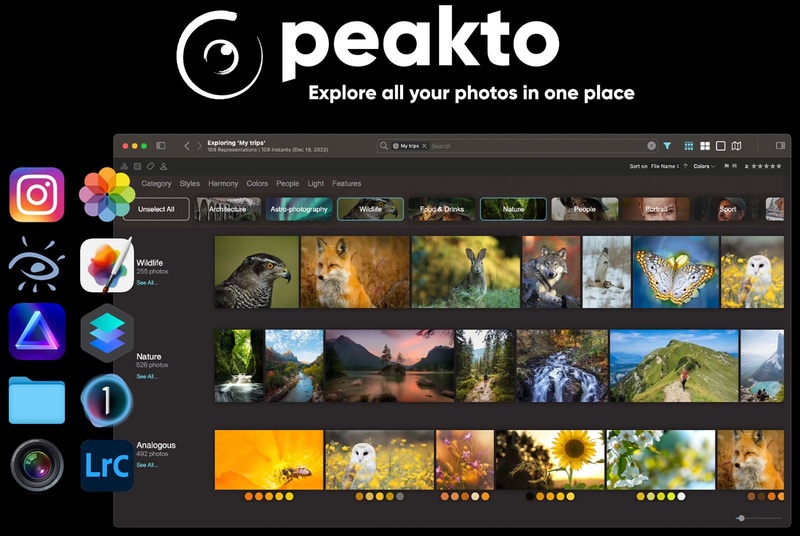Peakto Photo Managing Software for Mac