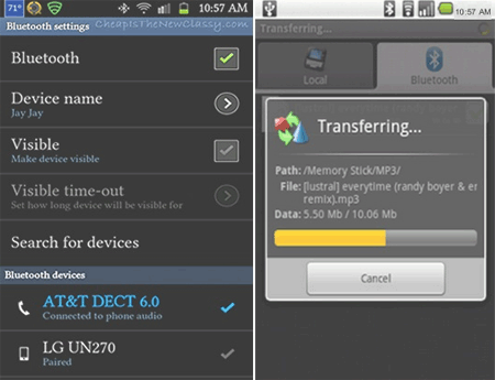 android text bluetooth