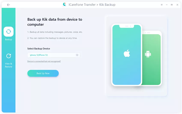 Kik and Viber Backup Support