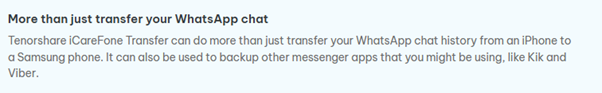 Icarefone Transfers Whatsapp Chats 2