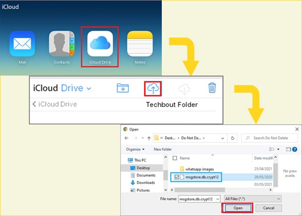 open icloud drive download file