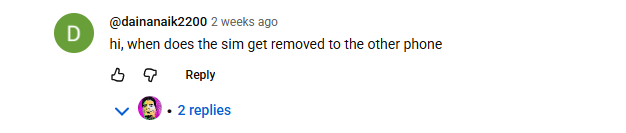 when should you move SIM