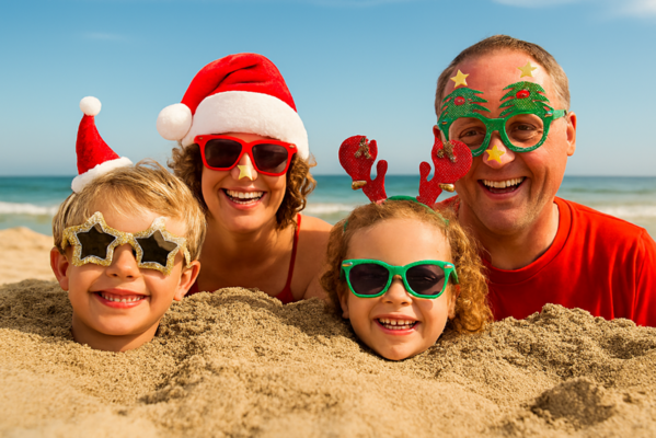 christmas at the beach