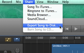 garageband export