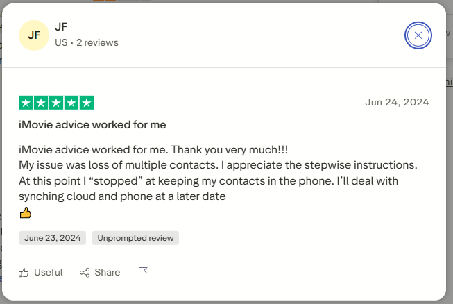 good reviews