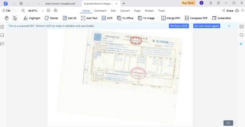 how to scan and edit a document via pdnob step 2