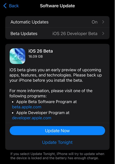 iOS 26 저장공간 사용량