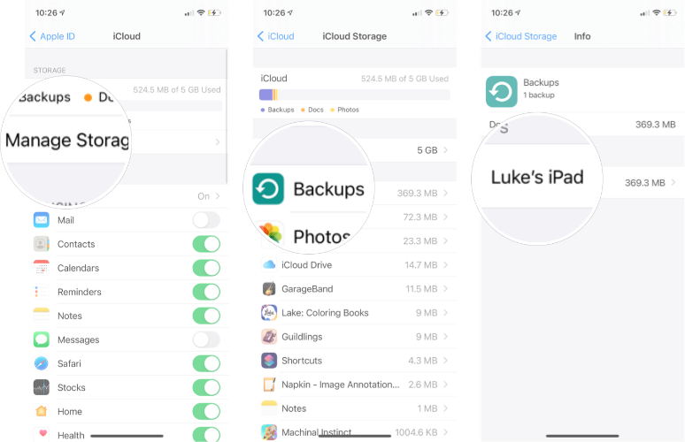 刪除舊 iCloud 備份釋放空間