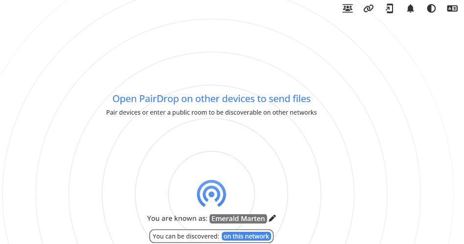 Pairdrop 리뷰 이미지