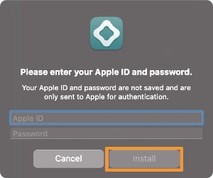 sidestore enter apple id