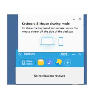 SideSync Mouse and Keyboard Control