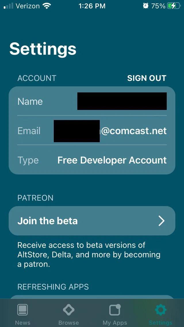 sign in with paid apple id