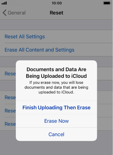 use move to ios after setup