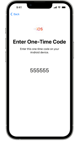 use move to ios after setup