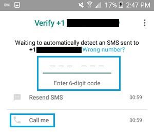 verify whatsapp without phone number