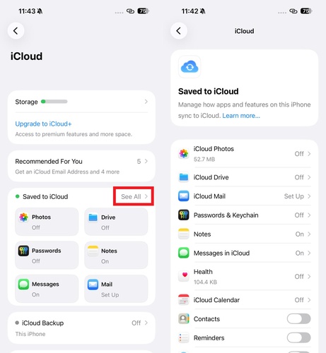 Check Other Synced Data