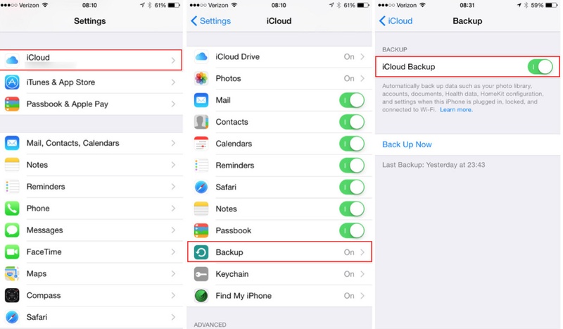 How to Back Up an Iphone to Icloud