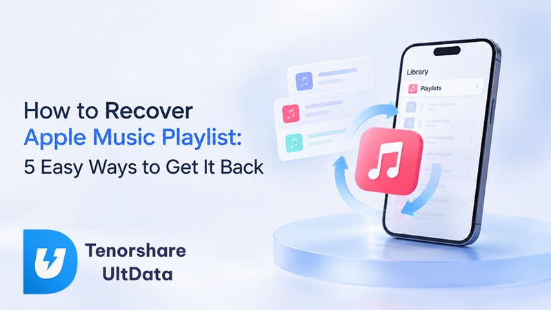 how to recover apple music playlist