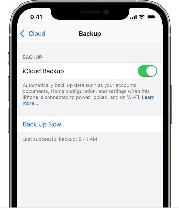 synced with icloud