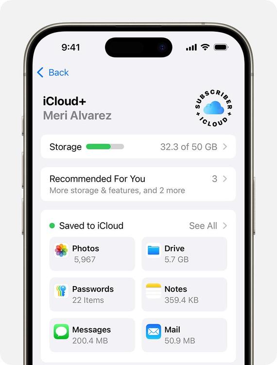 iCloud+ Abonnement