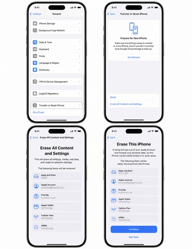 Официальный метод восстановления из iCloud