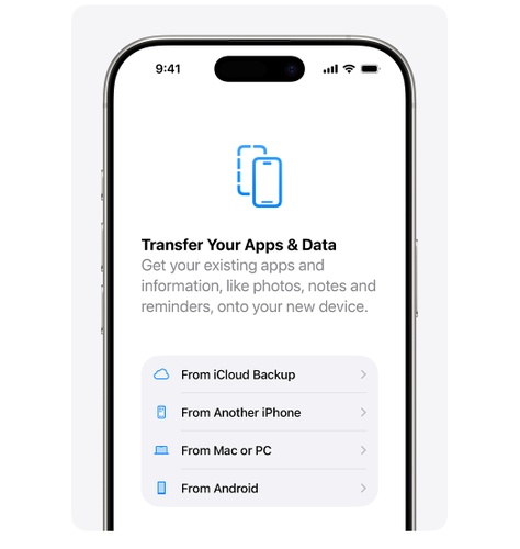 Recover from Icloud Backup