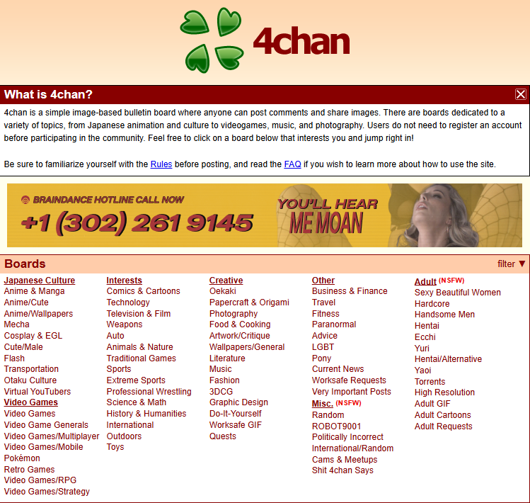 4chan website