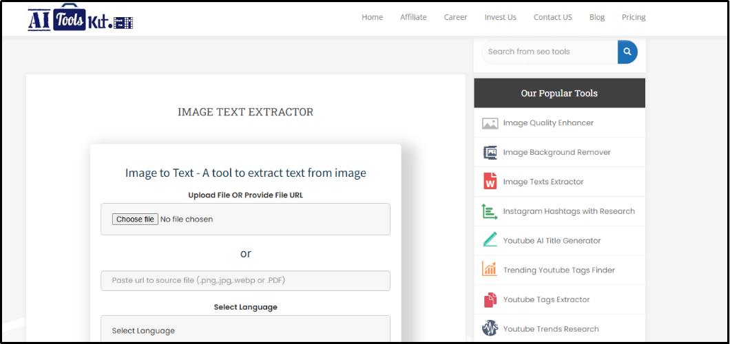 image to text ai - AI Tools Kit