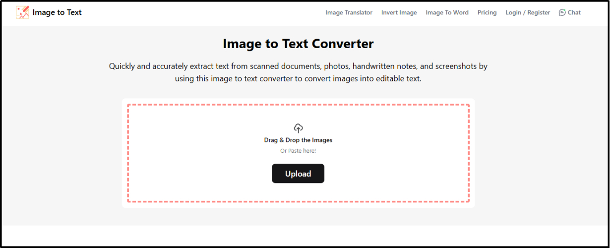 image to text ai - imagetotext.cc