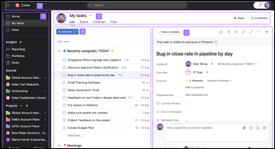 Ollama alternative - asana interface