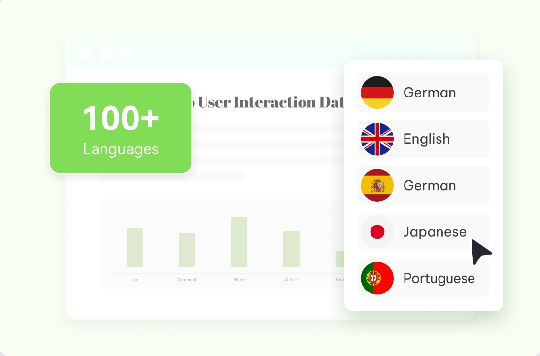 support multiple languages