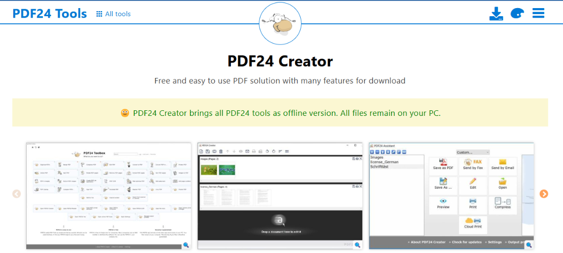 pdf24 tools free pdf editor for mac