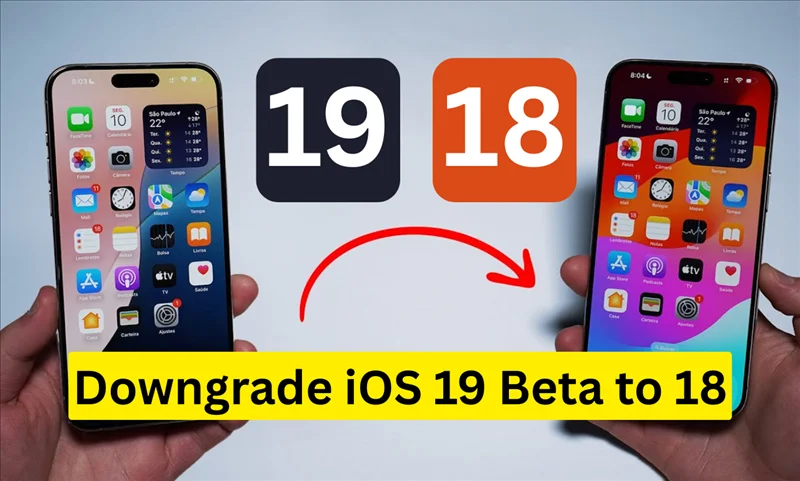 bajar de iOS 26 (iOS 19) beta a 18