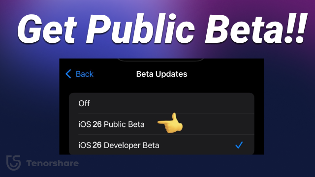 get ios 26 public beta