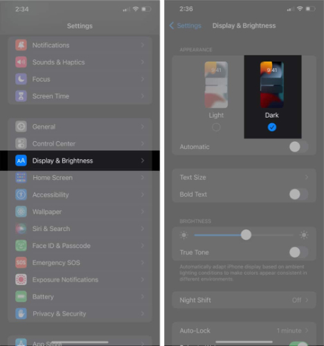 ios 19 dark mode