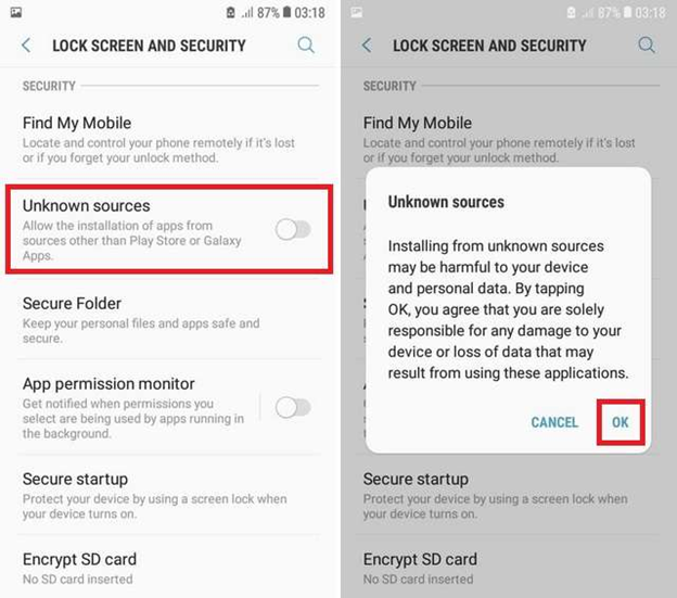 gsmneo frp allow app installation