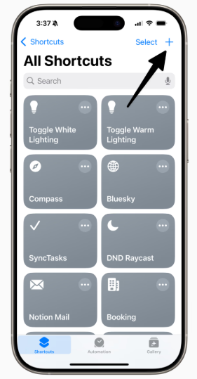 all shortcuts