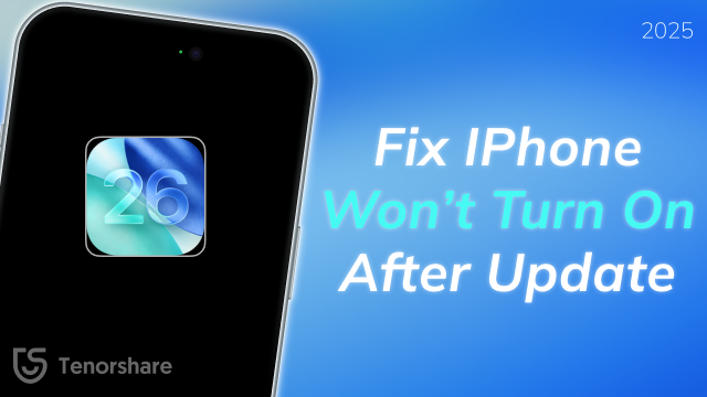 iphone won't turn on after ios 26 update