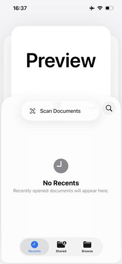 iOS 26 미리보기 앱의 AI 기능 예시