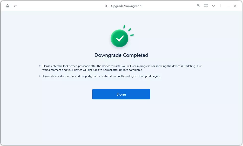 descarga de firmware completada