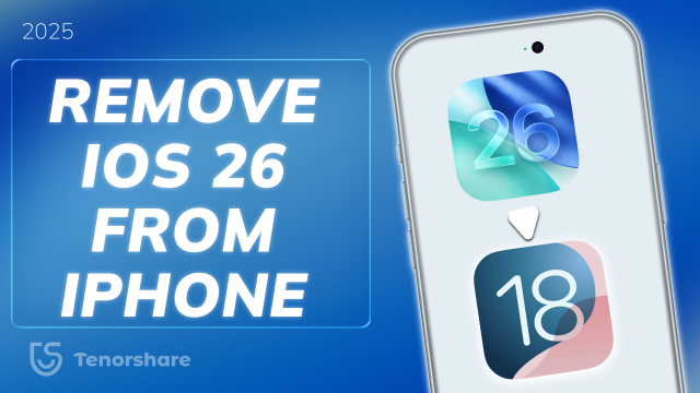 rimuovere ios 26 da iphone