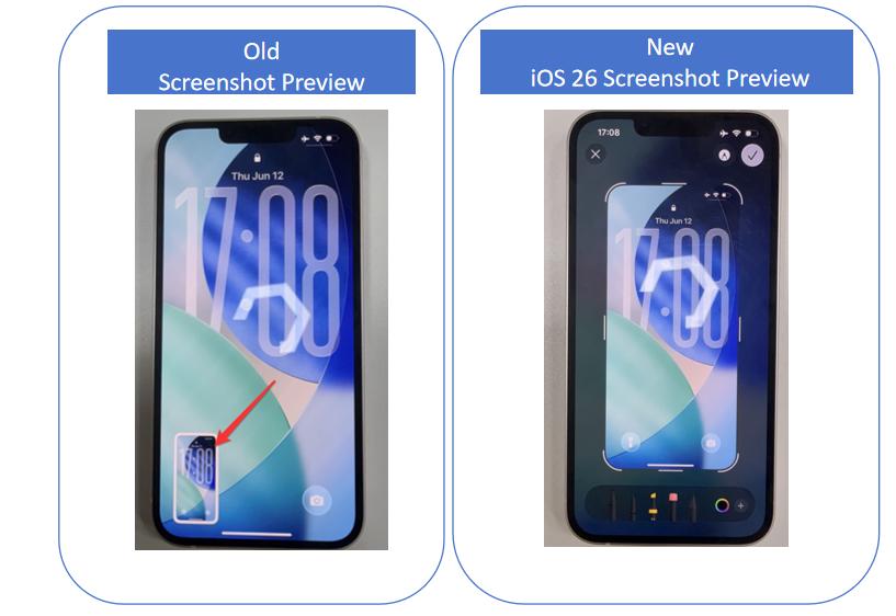 iOS 26のスクリーンショット