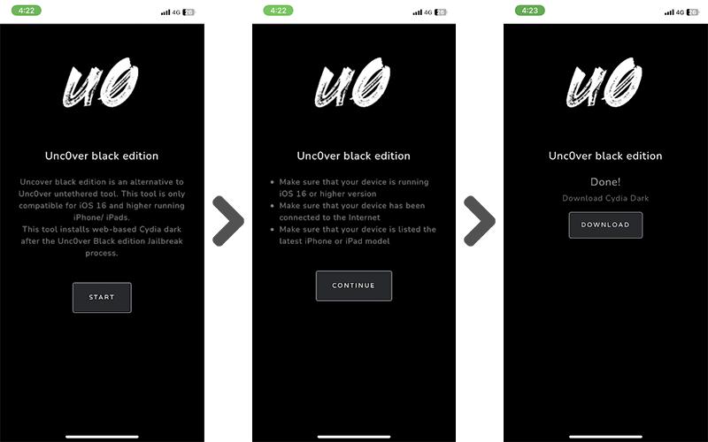 uncover black edition ios 26 jailbreak