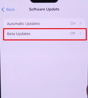 Apple Beta Anmeldung in den iPhone Einstellungen