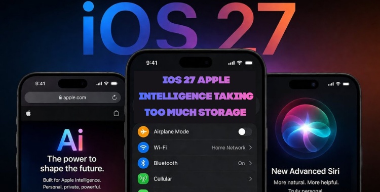 Apple Intelligence Takes Excessive Storage