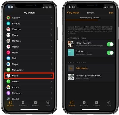 check iphone battery activity after sync